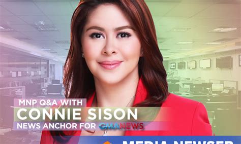 MNP Q&A: Connie Sison, News Anchor for GMA News .